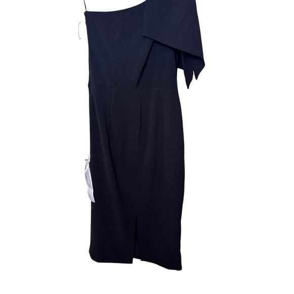 Dress the Population Tiffany One-Shoulder Midi Dress black sz S NEW - Picture 11 of 16